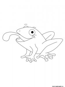 Frog coloring page - picture 40
