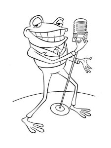 Frog coloring page - picture 42