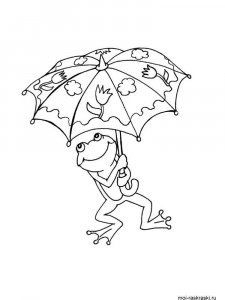 Frog coloring page - picture 44