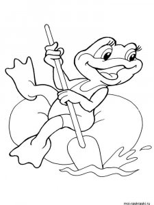 Frog coloring page - picture 45