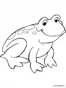 Frog coloring page - picture 50