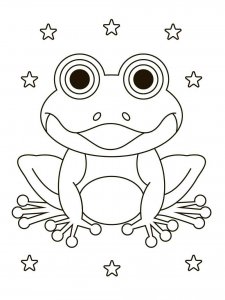 Frog coloring page - picture 51