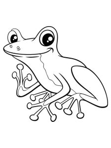 Frog coloring page - picture 52