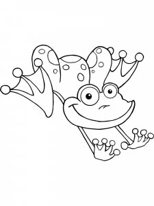 Frog coloring page - picture 6