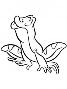 Frog coloring page - picture 8