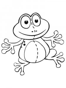 Frog coloring page - picture 9