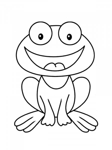 Frog coloring pages