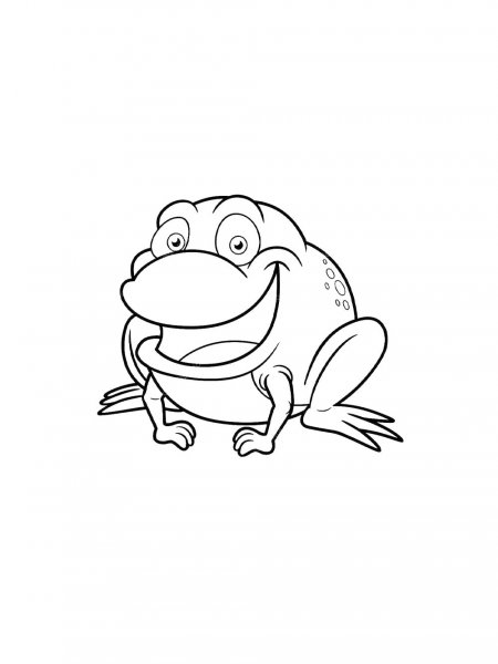 Frog coloring pages