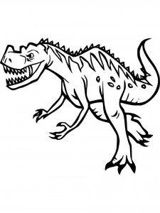 Giganotosaurus coloring page - picture 1