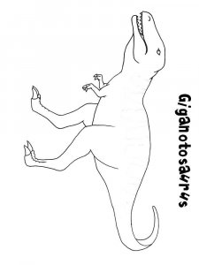 Giganotosaurus coloring page - picture 3