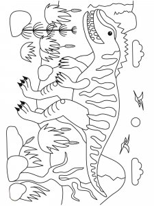 Giganotosaurus coloring page - picture 7