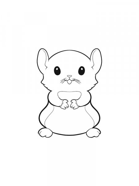 Hamster Coloring Pages