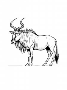 Hartebeest Coloring Pages 8