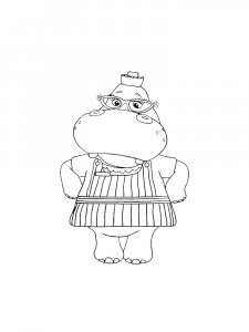 Hippo Coloring Pages 27