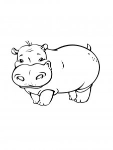 Hippo Coloring Pages 59