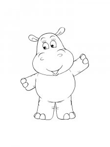 Hippo Coloring Pages 63