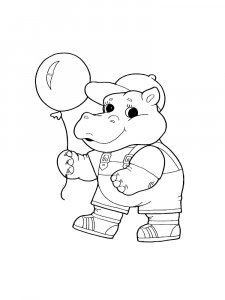 Hippo Coloring Pages 65