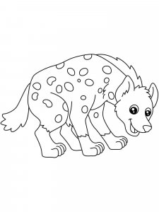 Hyena coloring page - picture 18