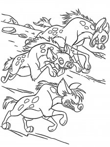Hyena coloring page - picture 28