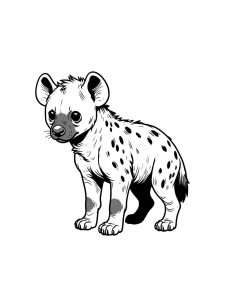 Hyena Coloring Pages 33