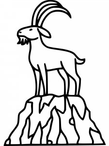 Ibex coloring page - picture 13
