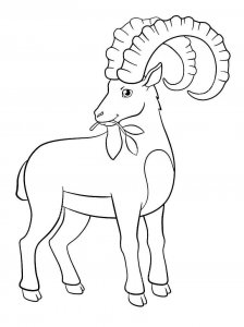 Ibex coloring page - picture 2