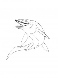 Ichthyosaur Coloring Pages 1