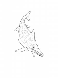 Ichthyosaur Coloring Pages 2