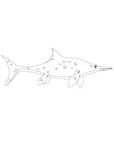 Ichthyosaur Coloring Pages 3