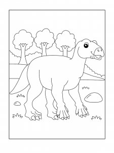 Iguanodon Coloring Pages 7