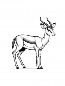 Impala Coloring Pages 16