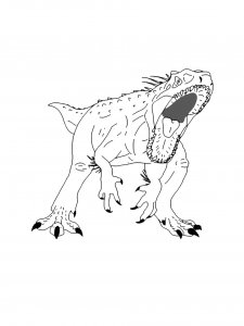 Indominus Coloring Pages 4