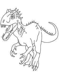 Indoraptor coloring page - picture 2