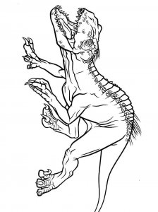 Indoraptor coloring page - picture 4