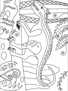 Indoraptor coloring page - picture 7