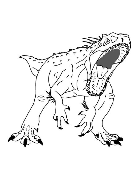 Indoraptor coloring pages