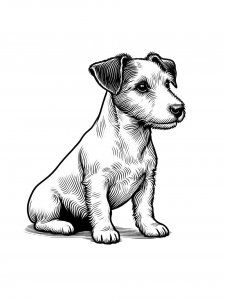 Jack Russell Terrier Coloring Pages 20