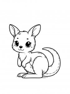Kangaroo Coloring Pages 28