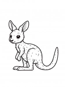 Kangaroo Coloring Pages 32