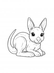 Kangaroo Coloring Pages 36