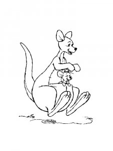 Kangaroo Coloring Pages 46