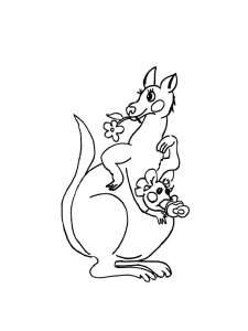 Kangaroo Coloring Pages 53