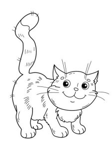 Kitten coloring page - picture 11