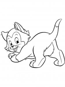 Kitten coloring page - picture 19