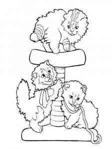 Kitten coloring page - picture 21
