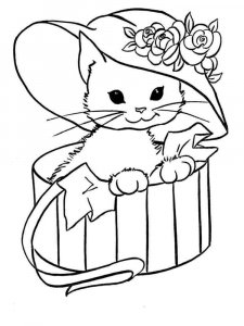 Kitten coloring page - picture 31
