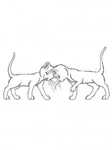 Kitten coloring page - picture 32