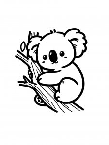 Koala Coloring Pages 42