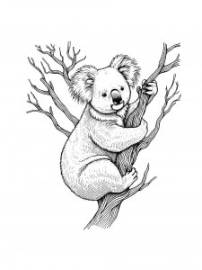 Koala Coloring Pages 46