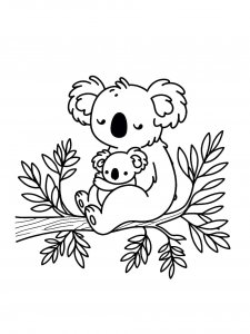 Koala Coloring Pages 47